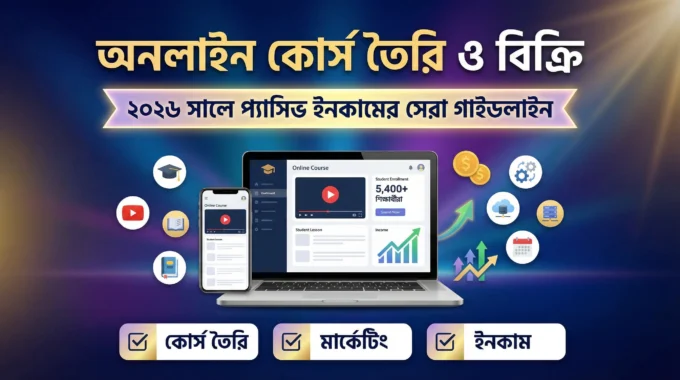 অনলাইন কোর্স তৈরি ও বিক্রি ২০২৬