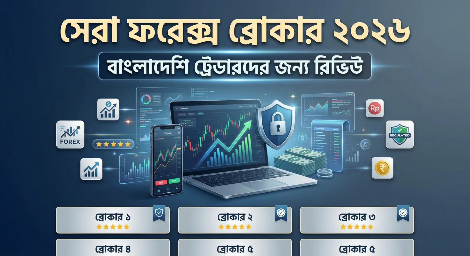 সেরা ফরেক্স ব্রোকার ২০২৬ – বাংলাদেশি ট্রেডারদের জন্য রিভিউ