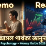 ডেমো বনাম রিয়েল ফরেক্স অ্যাকাউন্ট সাইকোলজি ও আর্থিক পার্থক্যের সম্পূর্ণ গাইড(২০২৬ আপডেট)